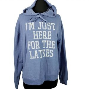 Doe Hooded Sweatshirt Here for Latkes Supe…